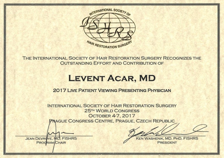 ishrs certificate