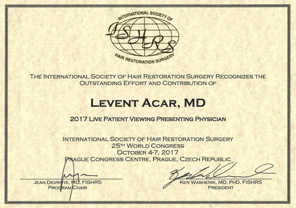 ishrs certificate